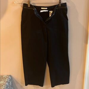Liz Claiborne Villager Capri Stretch Pants - Black